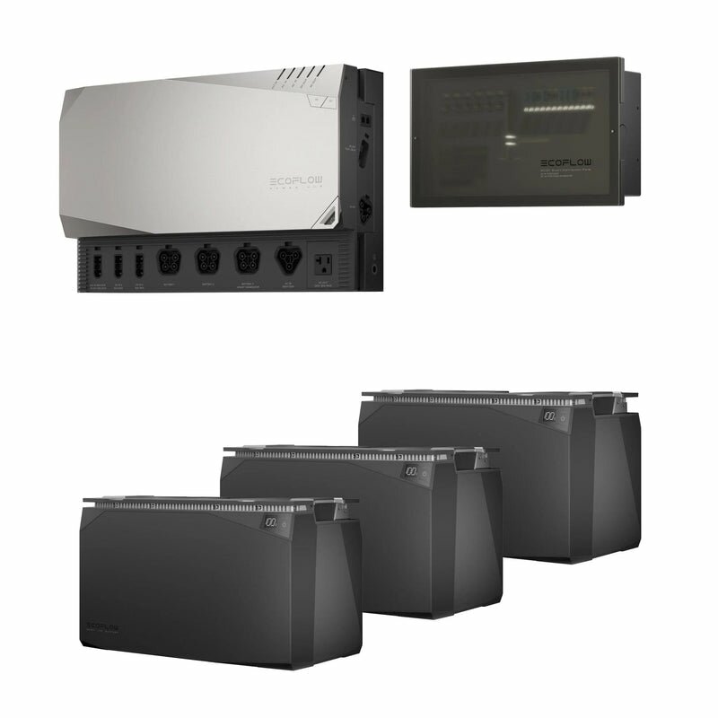 EcoFlow 15kWh 3x LFP Battery + 1x Power Hub + 1x Cable Pack + 1x Distribution Panel + 3x Mounting Strap Prepared Power Kit